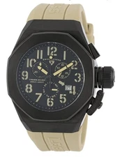 Swiss Legend 10542-BB-01-CMA Trimix Diver Black Chronograph Watch Black NIB