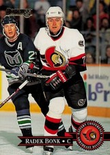 1995-96 Donruss Senators Hockey Card #194 Radek Bonk