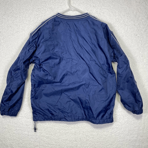 Vintage 90s Steve And Barry's Men's USA Pullover Windbreaker Jacket Blue Medium - Picture 2 of 6