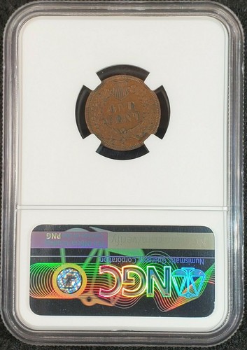 1866 Indian Head Cent NGC AU50 BN 5962964-008 Exquisite Coin Rare - Picture 2 of 12