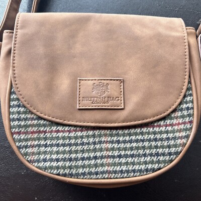 Borsa Messenger The British Bag Company Breanais – Harris Tweed E PU, Unisex, 32x45x13 Cm