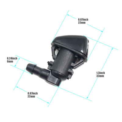 For Dodge Nitro 07-11 Windshield Wiper Water Washer Nozzle Jet - Foto 2