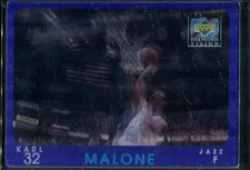 1997 Upper Deck Diamond Vision Karl Malone #27 Lenticular Utah Jazz A