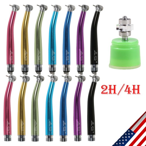 NSK Style Dental High Speed Handpiece PANA-MAX Air Turbine 2/4 Holes 7 Colors td - Picture 3 of 43