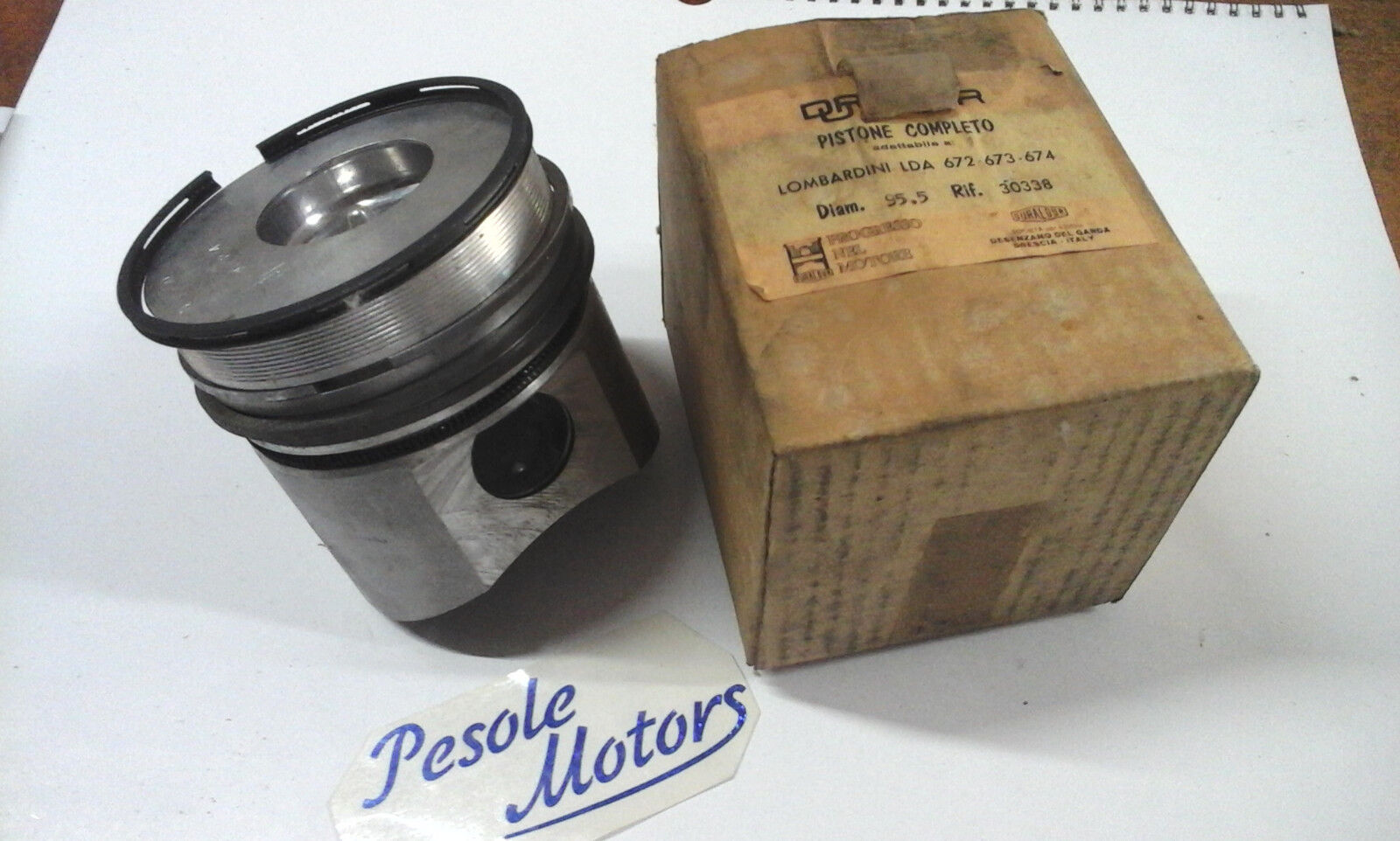 Pistone piston kolben lombardini LDA 672 673 674 mm 95,5 Pistone piston kolben lombardini LDA 672 673 674 mm 95,5
