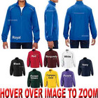 Herren Windbreaker Jacke leichte reflektierende Paspel wasserabweisend S - 5XL NEU