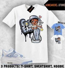Shirt To Match AJ 4 Aluminum Forget Me Not Sneaker Matching Got Em Betty T-Shirt