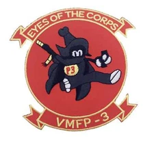 VMFP-3 Eyes of the Corps Patch- Plastic Backing