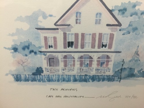 Cape May NJ Architectural Wall Art, William Ferrar Renzulli Signed, Numbered  - Picture 7 of 12