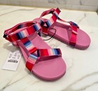 BNWT Girls crewcuts by J Crew Size K5 (US 5) rainbow sandals shoes BRAND NEW — photo 1