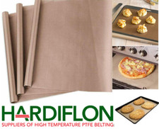 Tan Heavy Duty Oven Liners 6 Thou – Non Stick Reusable Baking Sheets BBQ Mat