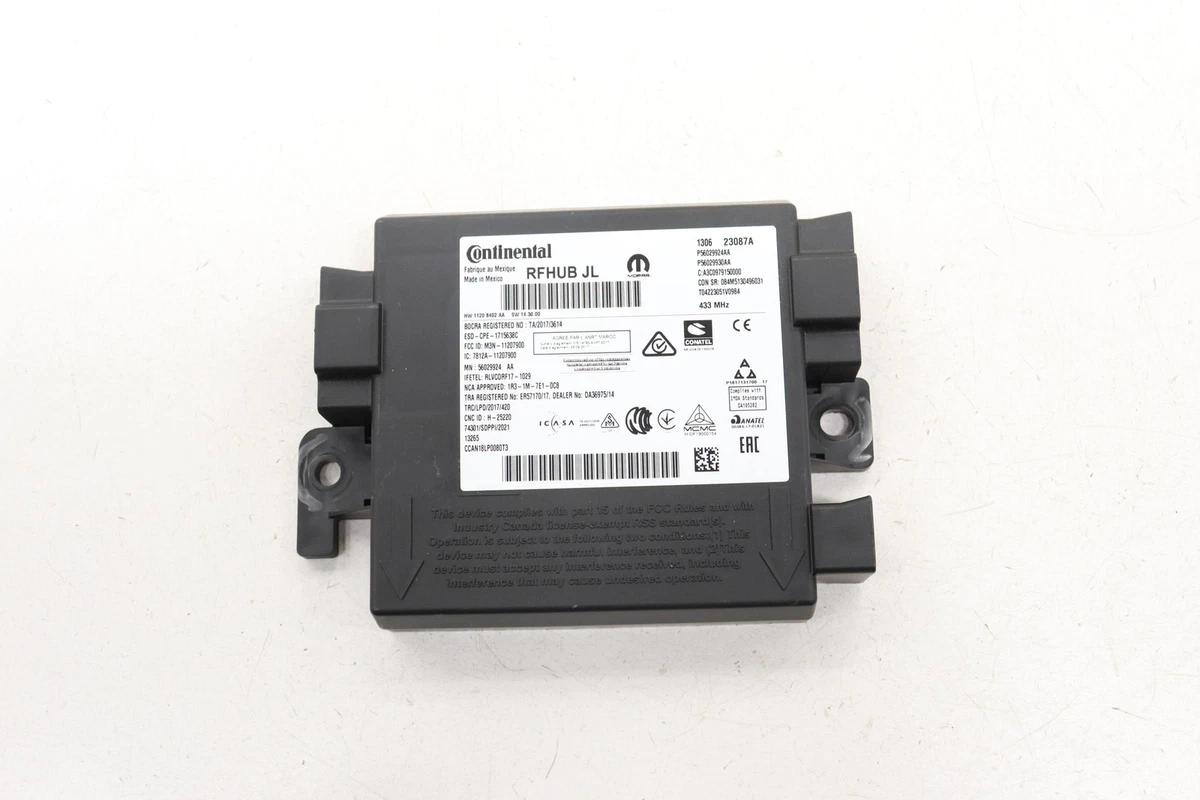 KEYLESS HUB RECEIVER CONTROL MODULE OEM 56029924AA JEEP WRANGLER  