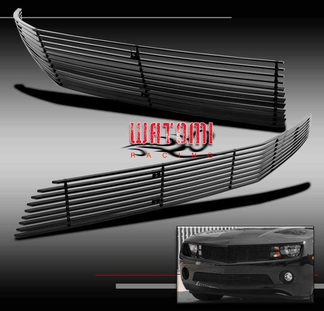 1012 CHEVY CAMARO LS LT V6 FRONT UPPER+BUMPER BILLET GRILLE GRILL