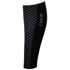 Image of 2XU Reflect Compression Unisex Black/Silver Calf Guards