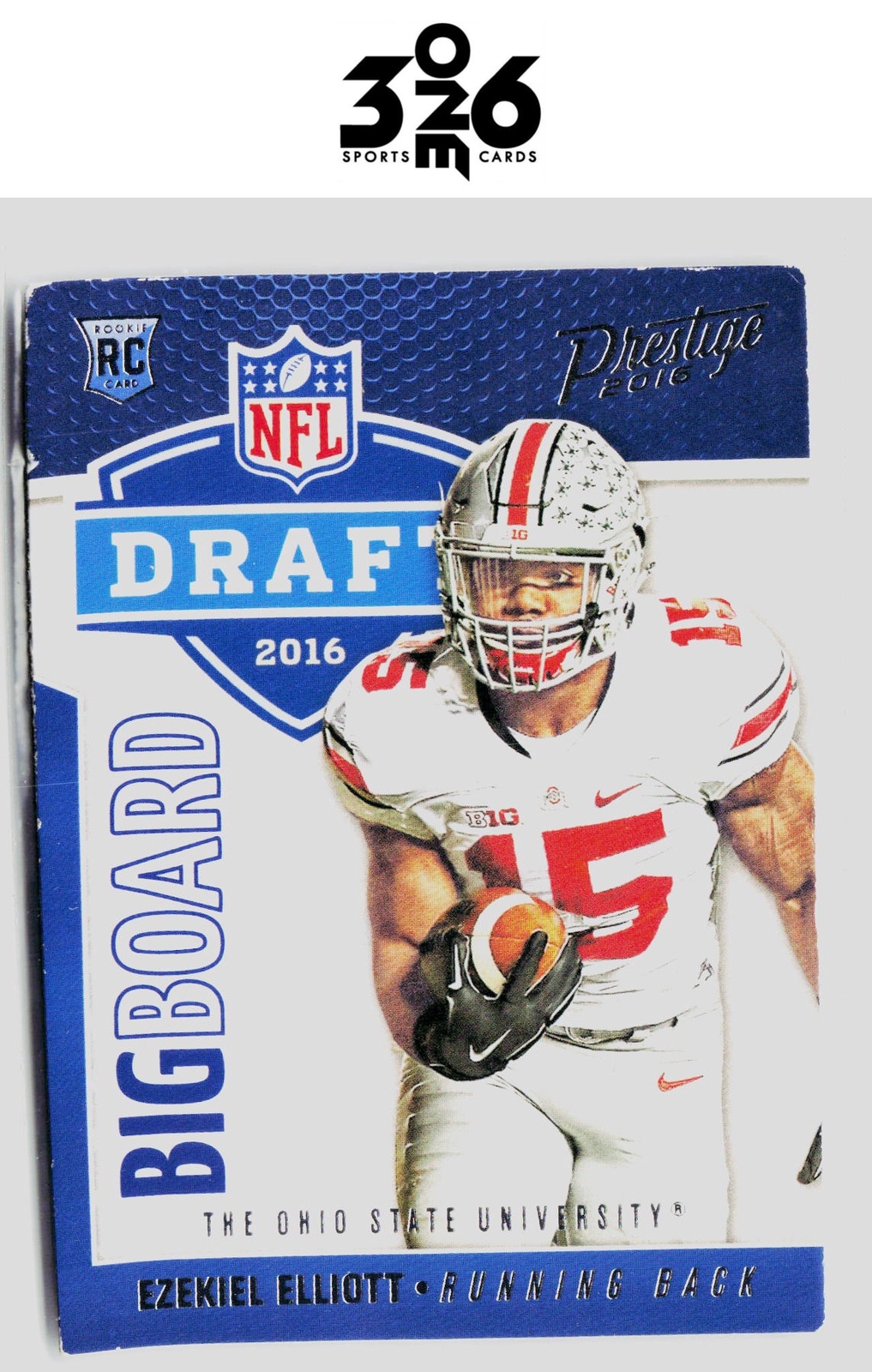 Ezekiel Elliott 2016 Panini Prestige Draft Big Board #3