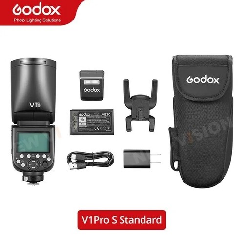 Godox V1 Pro TTL Round Head Camera Flash Light for Canon Nikon Sony Fuji Olympus - Picture 10 of 12