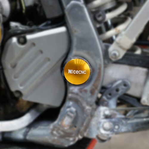 NICECNC Left Frame Hole Plug Bolt Cover Cap For Suzuki DRZ400E DRZ400S DRZ400SM - Picture 4 of 12