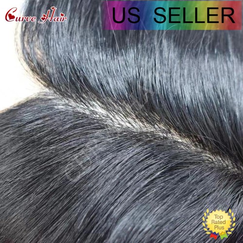 Mens Toupee Human Hair Replacement Systems Thin Skin Hair Piece Grey Hair Units - Picture 17 of 130