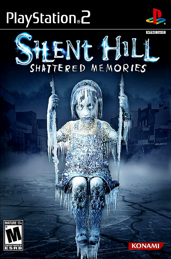 Silent Hill Shattered Memories PS2 BOX ART Premium POSTER
