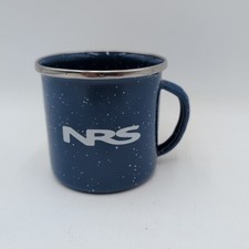 NEW NRS 12oz Coffee Cup Mug Camping Hunting Fishing Enamel New Blue GSI