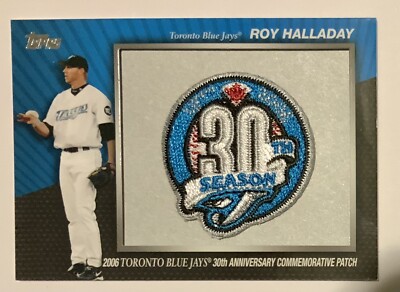 2010 Topps Roy Halladay 2006 Toronto Blue Jays Commemorative Patch Card MCP-39