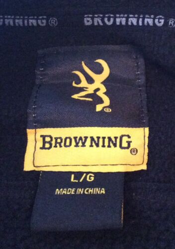 BROWNING Men's Shooting Vest Large Black Gray New - Picture 3 of 6