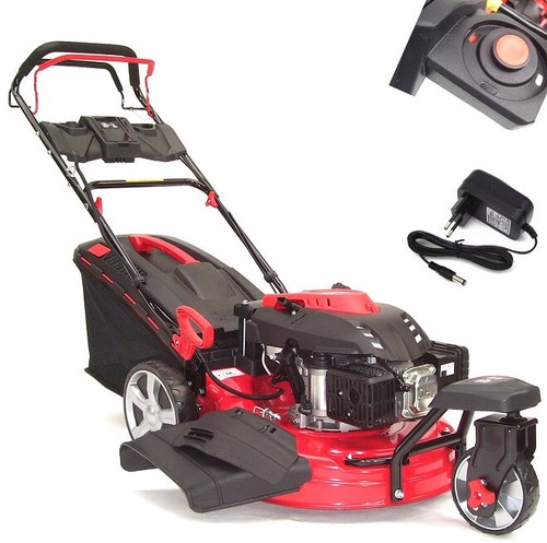 Benzin Rasenmäher 53cm Trike EStart RadAntrieb Akku Elektrostart 3