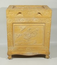 中国アンティーク 樟木箱 くすのき収納ボックス 彫刻入り 樟脑中国风木制箱子| eBay