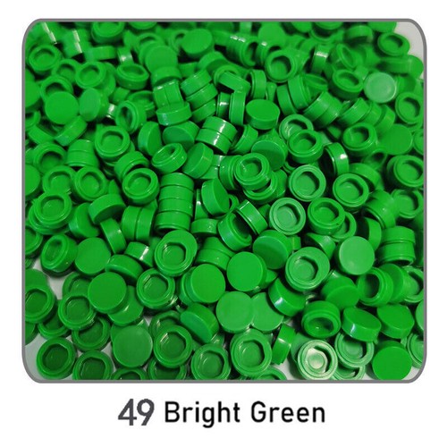 New 1000 Tile Round 1x1 Plate Dots Mosaic Compatible With Lego Pick Your Color - Picture 24 of 71
