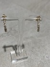 J Hoop Natural Diamonds And 14k Gold Earrings — photo 1