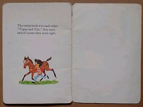 Topsy and Tim Go Riding by Jean and Gareth Adamson (Blackie, 1983). - Picture 19 of 19