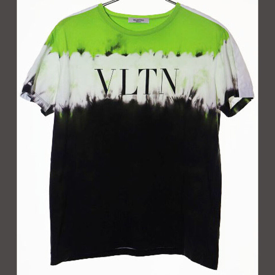 VALENTINO VLTN BLOCK PRINT T-SHIRT UV3MG06Z6HC S GREEN LOGO VALENTINO VLTN BLOCK PRINT T-SHIRT UV3MG06Z6HC S GREEN LOGO
