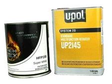 Toyota 040 Super White Basecoat Paint Gallon HIGH TECK HFP158 & Medium Reducer