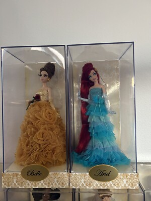 Disney Store DESIGNER PRINCESS COLLECTION Limited Edition Doll Set