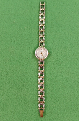 Armitron Diamond duel color Stainless Band Women's Great Condition New Battery - Picture 2 of 11