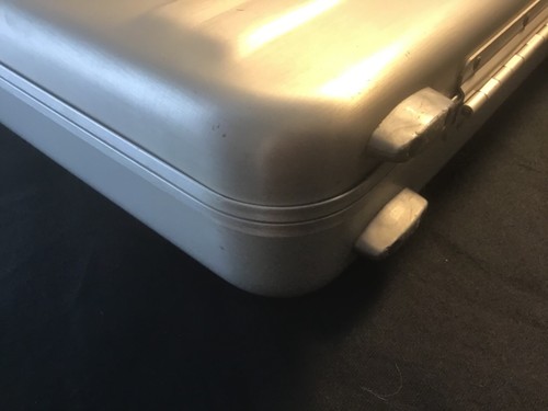Zero Halliburton Aluminum Attache Case Slimline  SE3-Sl  Pre-Owned④ - Picture 5 of 11