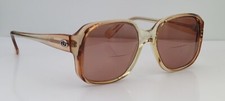 Vintage Diplomat M350 Brown Oval Horn-Rimmed Sunglasses FRAMES ONLY Hong Kong