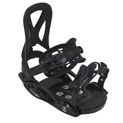 ELFGEN Kinder Snowboard Bindung Eco Pure Kids Gr. XS schwarz NEU