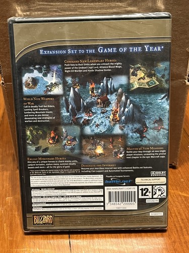 RARE WARCRAFT III The FROZEN THRONE Expansion Set PC/MAC CD-ROM Game SEALED NEW! - Picture 2 of 2