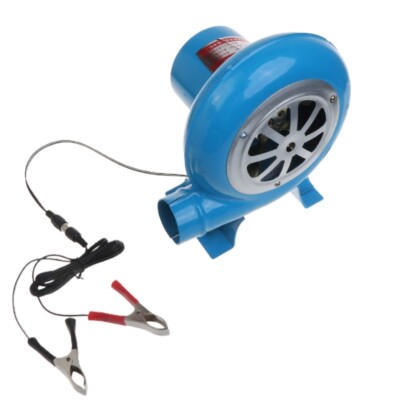 BBQ Blower One Speed, 12V DC Electric Forge Blower Charcoal Chimney Starter Fan