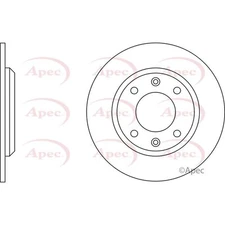 Apec Rear Brake Disc (DSK205) - OE High Quality Precision Engineered Part