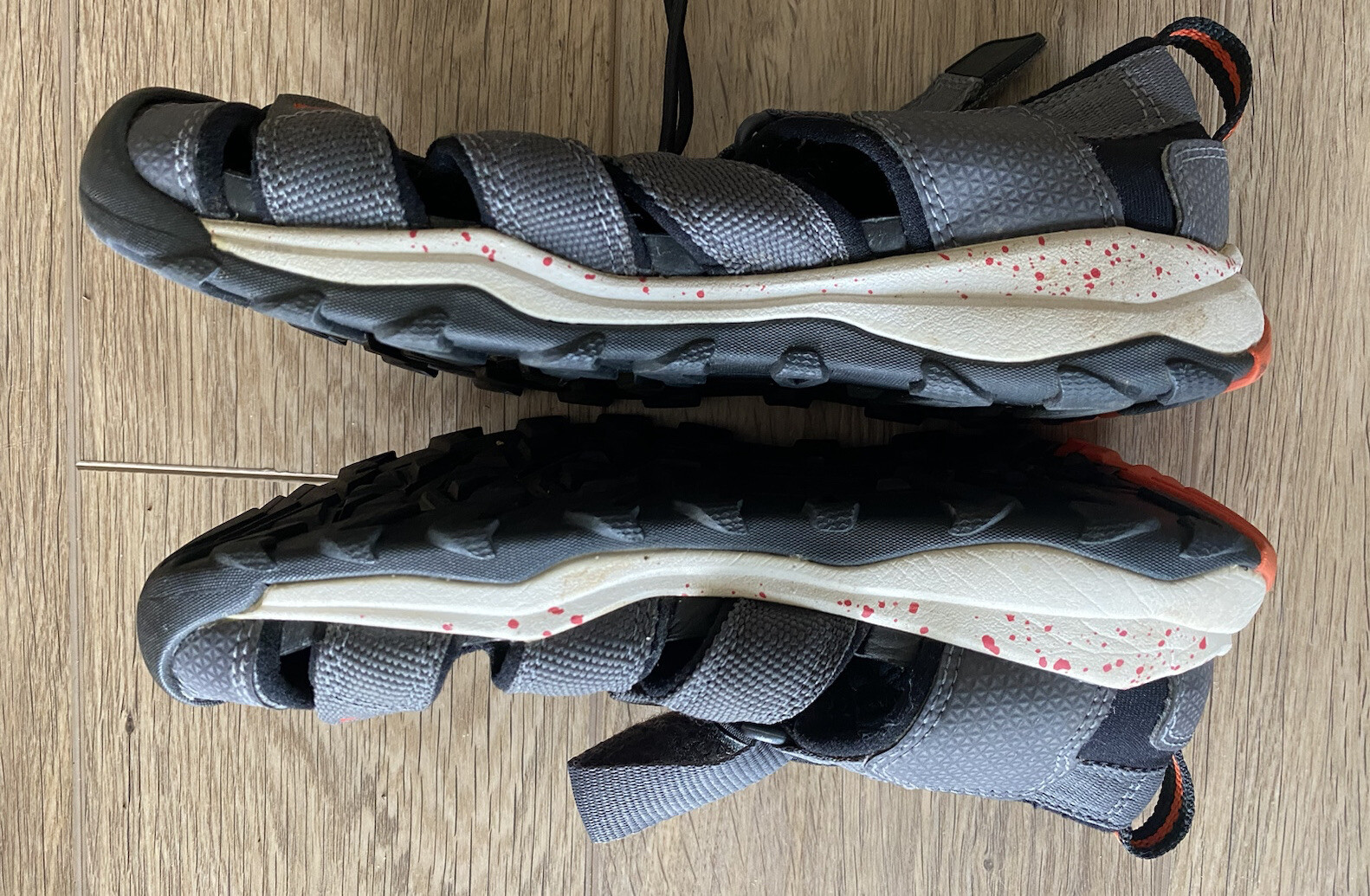 Sandali Keen Newport H2 Neo Sport ragazzi bambini grigio arancione scarpe da acqua taglia 2