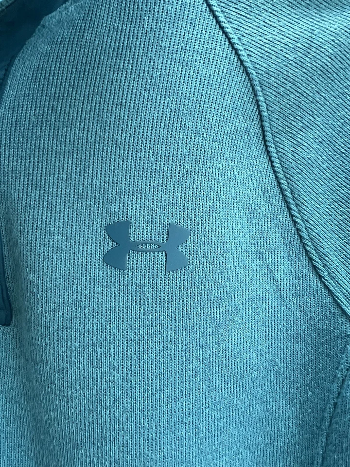 Usado en Excelente Condición Suéter Under Armour Talla Juvenil LG Azul Tormenta ¡Muy Afilado! Foto 3 de 4