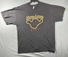 Maui Hang Loose XL Surfing T-shirt hand symbol Hawaii Black