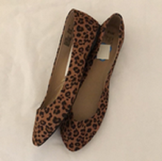 Women's Animal Print Flats by Time and Tru - Sizes 7W, 7.5M, 9.5W-image