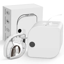 Phomemo P12 Bluetooth Printer Thermal Transfer Label Maker Machine with Tape