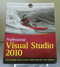 Professional Visual Studio 201 - Paperback - VERY GOOD