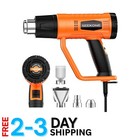 Professional 1800W Heat Gun with Dual-Settings & Ergonomic Design for Crafts