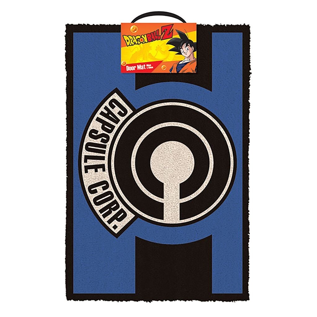 Felpudo Dragon Ball Z (logo de Capsule Corp) (NUEVO)