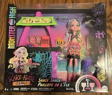 Monster High Scare-Adise Island - Lagoona Blue Doll & Snack Shack Playset - NEW